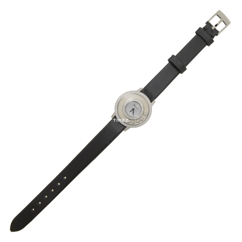 Chopard,Happy Diamonds 26mm,26mm,White Gold,White,Quartz,Sapphire,Round,209410,209410-1001