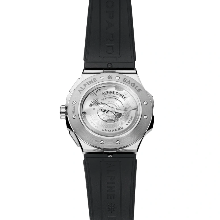 Chopard,Alpine Eagle 44mm,44mm,Titanium,Blue,Automatic,Chronograph,Day,Flyback,298609,298609-3008