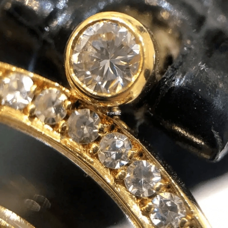 Chopard,Happy Diamonds 24mm,24mm,Yellow Gold,Champagne,Quartz,Sapphire,Round,20,20/3957 Gold
