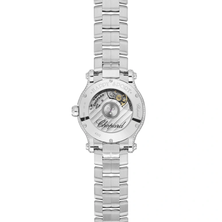 Chopard,Happy Sport 30mm,30mm,White Gold,White,Automatic,42hours,In-house Caliber,274302,274302-1004