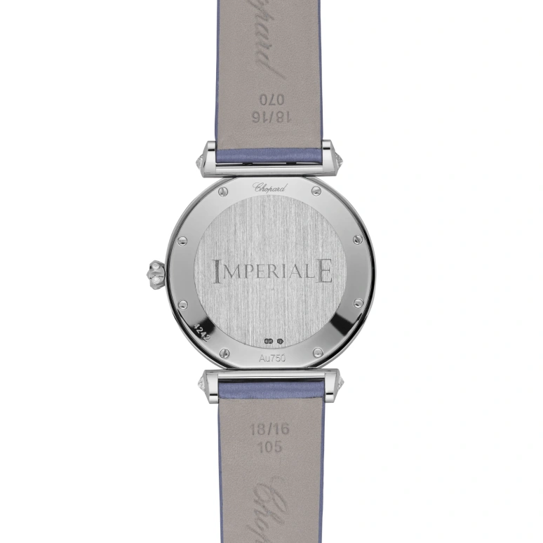 Chopard,IMPERIALE 36mm,36mm,White Gold,Blue,Quartz,Sapphire,Crystal Glass,Round,384242,384242-1005