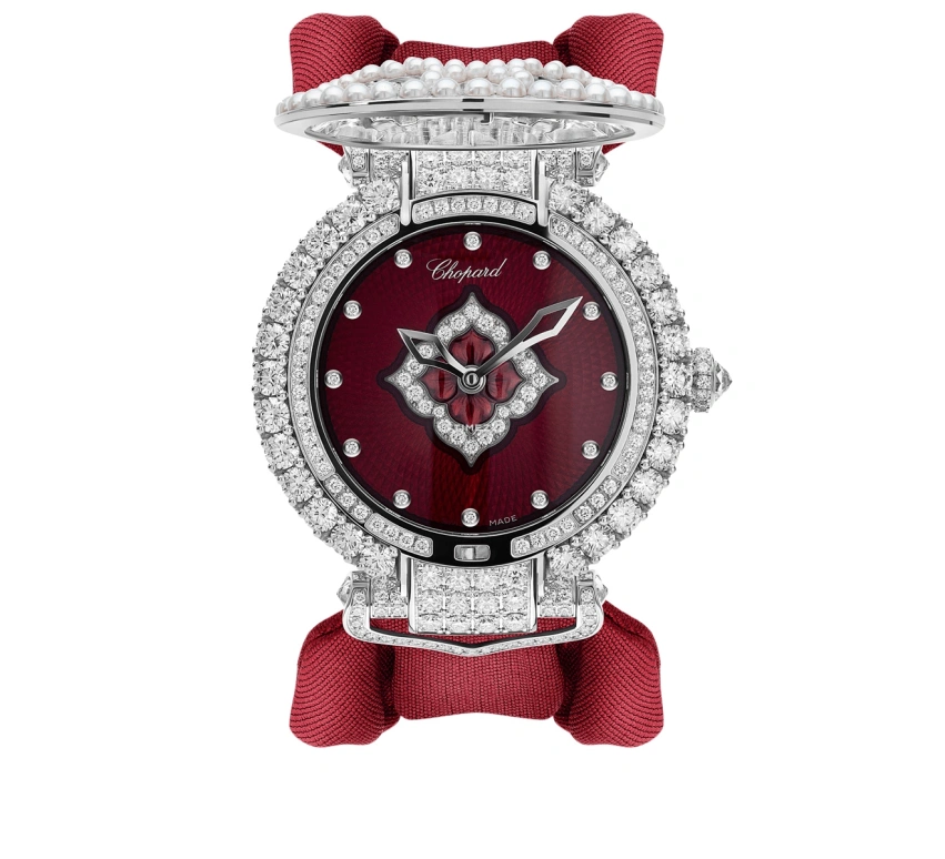 Chopard,IMPERIALE 38mm,38mm,White Gold,Red,Automatic,Sapphire,Crystal Glass,Round,384902,384902-1001