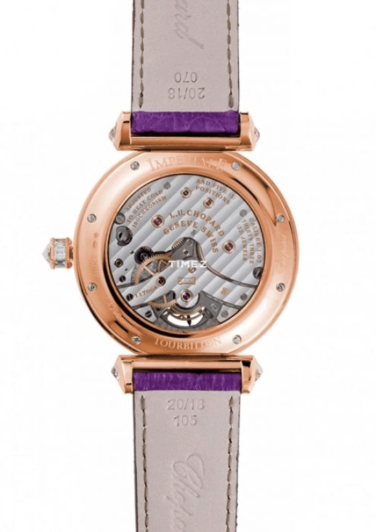Chopard,IMPERIALE 42mm,42mm,Rose Gold,Silver,Handwound,Tourbillon,216hours,384250,384250-5005