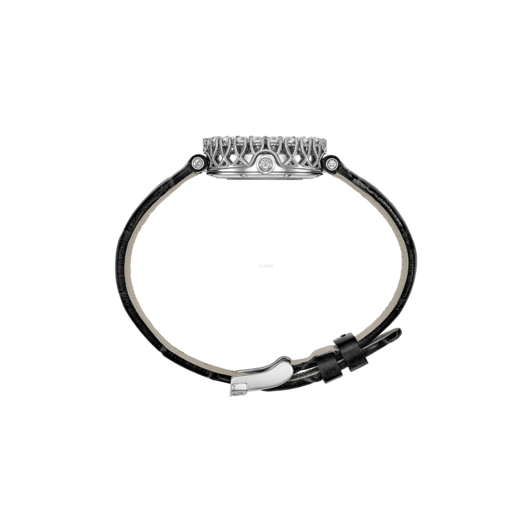 Chopard,L'HEURE DU DIAMANT 26mm,26mm,White Gold,Black,Handwound,45hours,In-house Caliber,13A178,13A178-1318