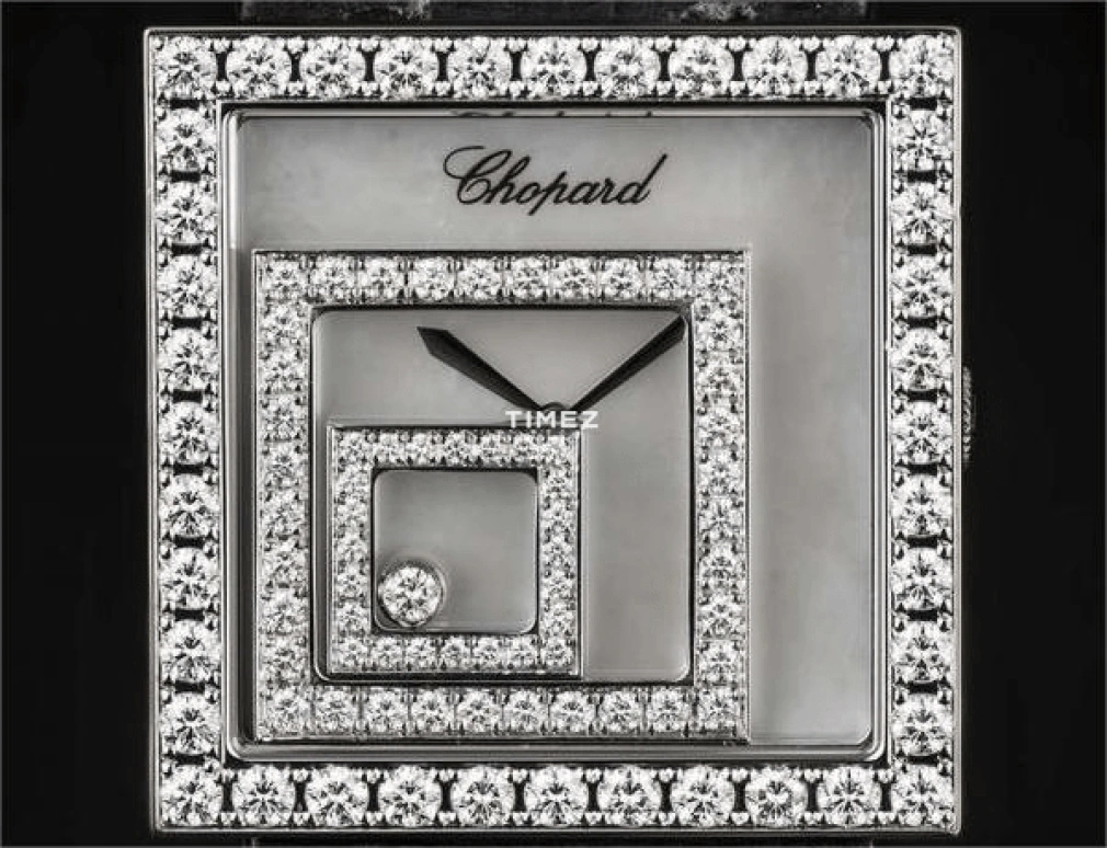 Chopard,Happy Sport 31mm,31mm,White Gold,White,Quartz,Square,Silver,207196,207196-1001