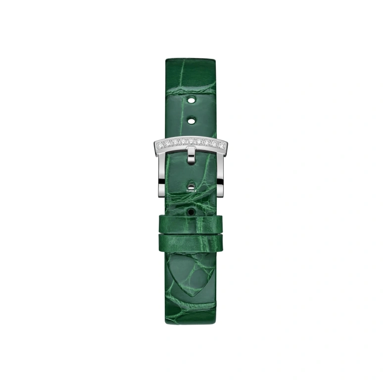 Chopard,L'HEURE DU DIAMANT 32mm,32mm,White Gold,Green,Automatic,Octagon,Silver,13A097,13A097-1111