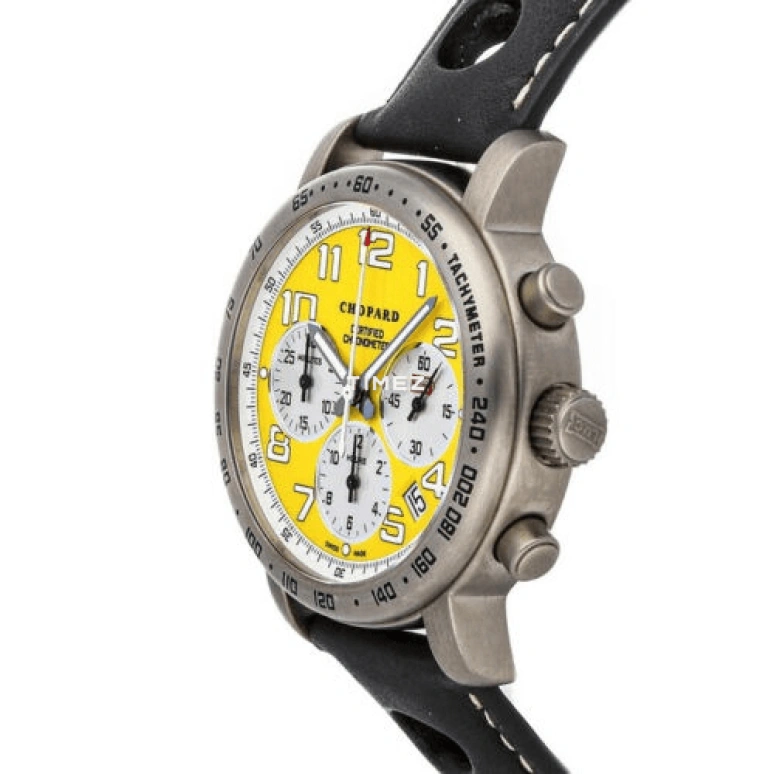 Chopard,Mille Miglia 39mm,39mm,Titanium,Yellow,White,Automatic,Chronograph,Day,16,16/8915-104