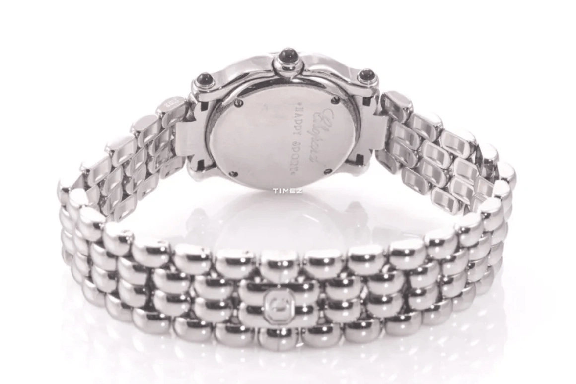 Chopard,Happy Sport 26mm,26mm,Stainless Steel,Pink,Quartz,Sapphire,Round,27,27/8250-23 pink