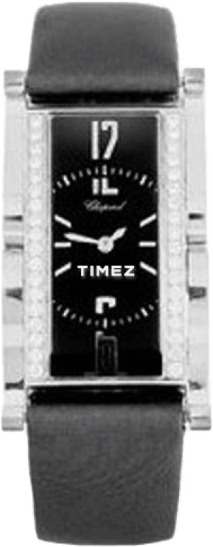 Chopard,Classic ,White Gold,Black,Quartz,Sapphire,Rectangular,139017,139017-1001