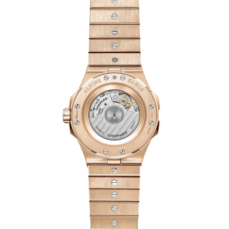 Chopard,Alpine Eagle 36mm,36mm,Rose Gold,Automatic,42hours,In-house Caliber,295370,295370-5004
