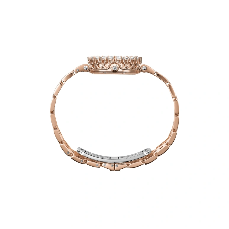 Chopard,L'HEURE DU DIAMANT 26mm,26mm,Rose Gold,White,Sapphire,Crystal Glass,10A178,10A178-5606