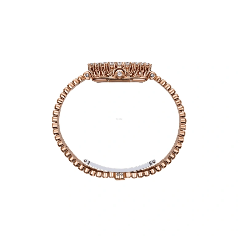 Chopard,L'HEURE DU DIAMANT 32mm,32mm,Rose Gold,White,Automatic,Octagon,10A097,10A097-5404