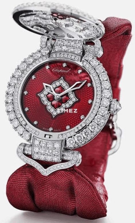 Chopard,IMPERIALE 38mm,38mm,White Gold,Red,Automatic,Sapphire,Crystal Glass,Round,384902,384902-1001