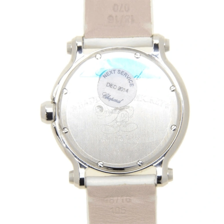 Chopard,Ladies' 36mm,36mm,Stainless Steel,White,Black,Quartz,Round,Silver,278475,278475-3032