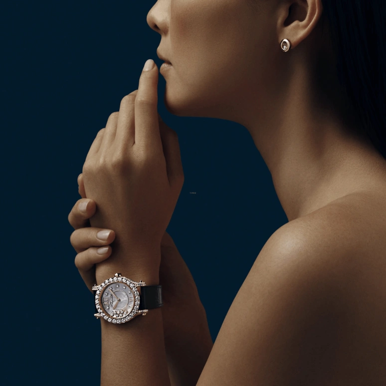 Chopard,Happy Sport 36mm,36mm,Rose Gold,White,Automatic,65hours,In-house Caliber,274809,274809-5001