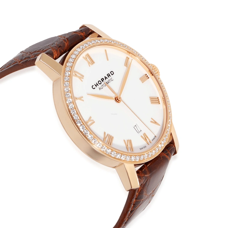 Chopard,Classic 40mm,40mm,Rose Gold,White,Automatic,Sapphire,Round,171278,171278-5004