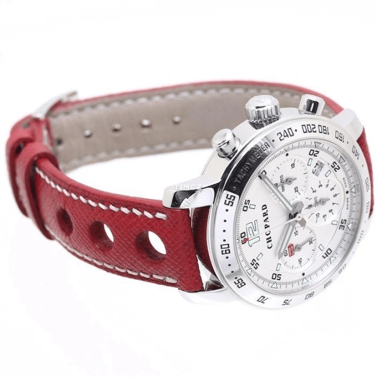 Chopard,Classic Racing 40mm,40mm,Stainless Steel,White,Automatic,Chronograph,Day,168933,168933-3001