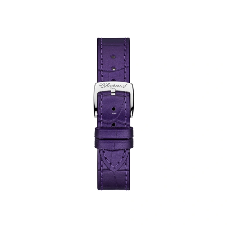 Chopard,Happy Sport 33mm,33mm,Rose Gold,Stainless Steel,Purple,Automatic,42hours,In-house Caliber,278608,278608-6012