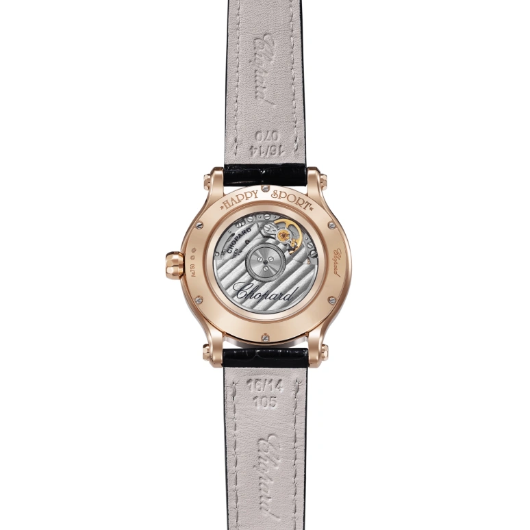 Chopard,Happy Sport 33mm,33mm,Rose Gold,Ocean Blue,Blue,Gold,Silver White,Automatic,42hours,In-house Caliber,275378,275378-5001