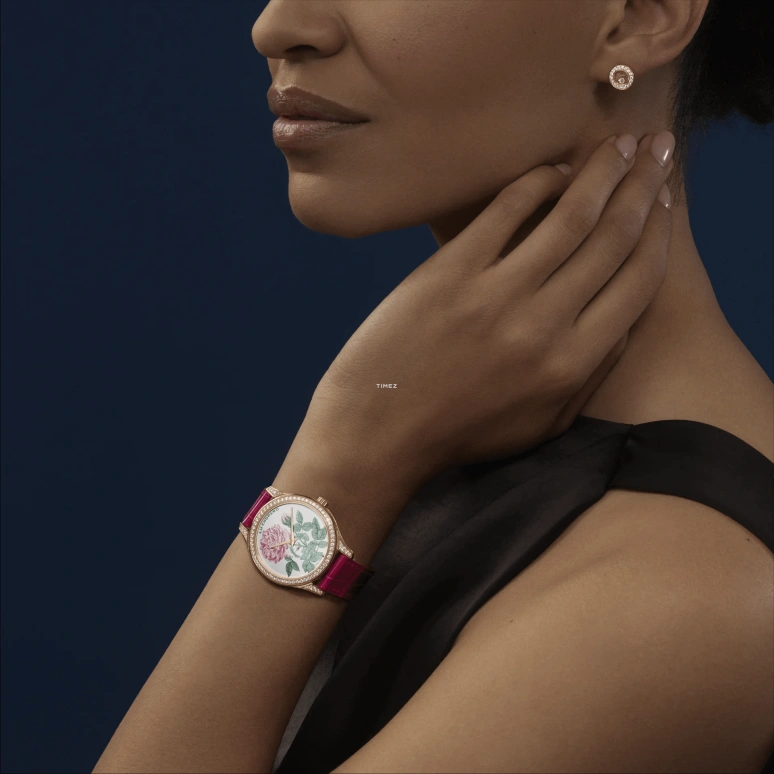 Chopard,L.U.C 35mm,35mm,Rose Gold,White,Pink,Green,Automatic,65hours,In-house Caliber,131944,131944-5006