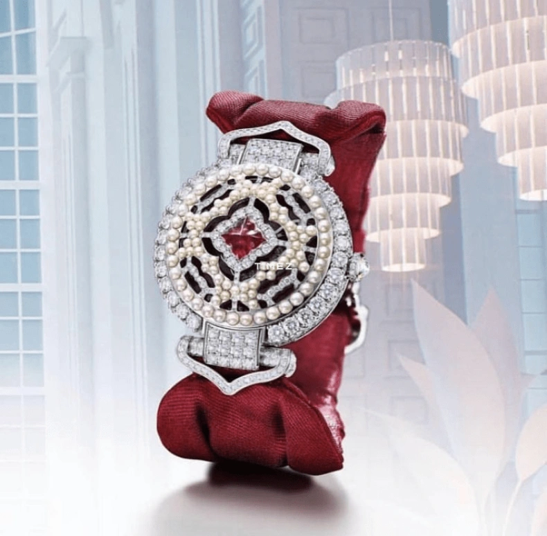 Chopard,IMPERIALE 38mm,38mm,White Gold,Red,Automatic,Sapphire,Crystal Glass,Round,384902,384902-1001