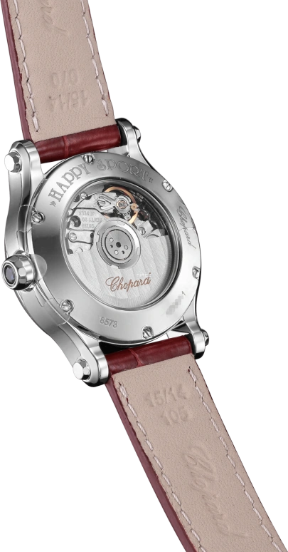 Chopard,Happy Diamonds 30mm,30mm,Stainless Steel,Silver White,Automatic,42hours,Sapphire,Crystal Glass,278573,278573-3001