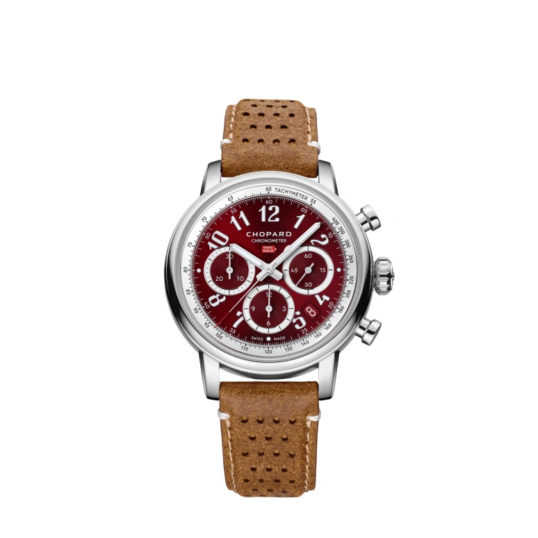 Chopard,Mille Miglia 40.50mm,40.50mm,Stainless Steel,Red,Automatic,Chronograph,Day,168619,168619-3003
