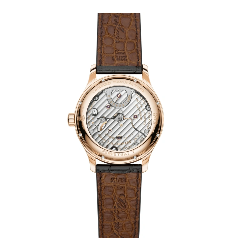 Chopard,L.U.C 43mm,43mm,Rose Gold,White,Handwound,Perpetual Calendar,Leap Year,Month,Day,216hours,In-house Caliber,161940,161940-5001