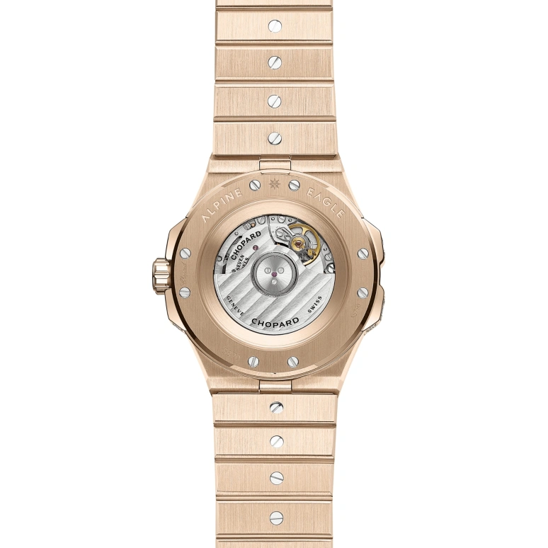 Chopard,Alpine Eagle 36mm,36mm,Rose Gold,Automatic,42hours,In-house Caliber,295370,295370-5005