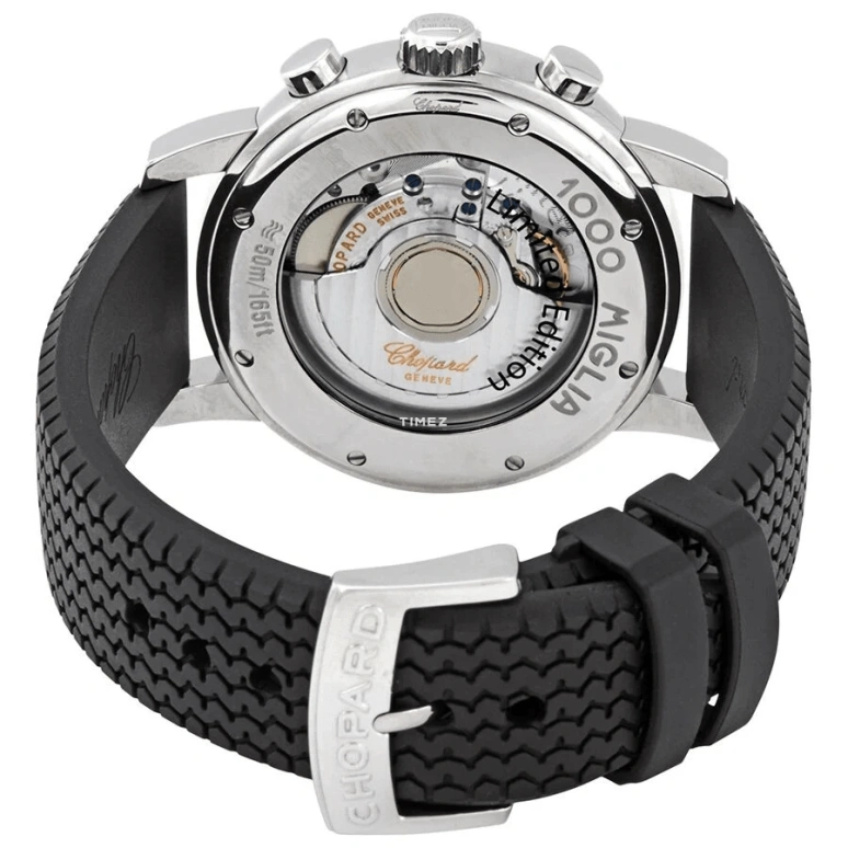 Chopard,Mille Miglia 42mm,42mm,Stainless Steel,Black,Automatic,Chronograph,Day,168511,168511-3002