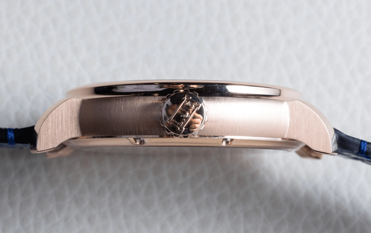 Chopard,L.U.C 40mm,40mm,Rose Gold,Blue,Handwound,Day,Sapphire,161977,161977-5004