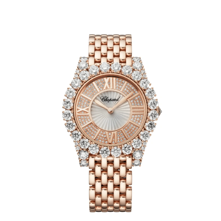 Chopard,L'HEURE DU DIAMANT 35.75mm,35.75mm,Rose Gold,Automatic,42hours,In-house Caliber,109419,109419-5601