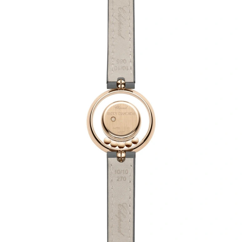 Chopard,Happy Diamonds 26mm,26mm,Rose Gold,Purple Blue,Quartz,Sapphire,Crystal Glass,Round,209415,209415-5003