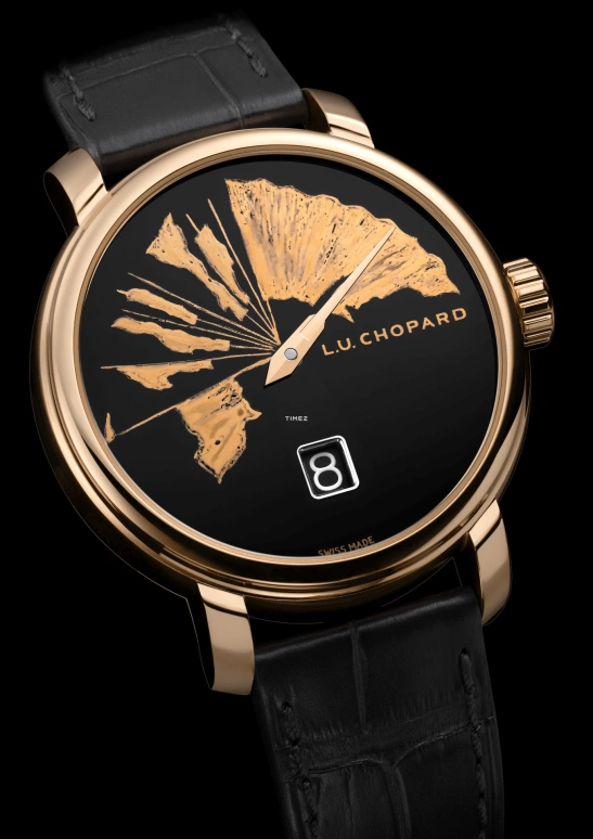 Chopard,L.U.C 40mm,40mm,Rose Gold,Dual,Gold,Black,Handwound,Power Reserve Indicator,Jumping Hours,161977,161977-5010