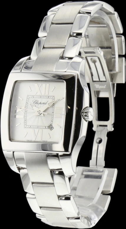 Chopard,Two O Ten 34.80x28.90mm,34.80x28.90mm,Stainless Steel,Silver White,Quartz,Day,Sapphire,118464,118464-3009