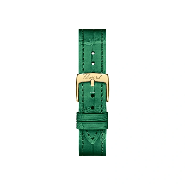 Chopard,Happy Sport 33mm,33mm,Yellow Gold,Green,Automatic,42hours,In-house Caliber,275378,275378-0001