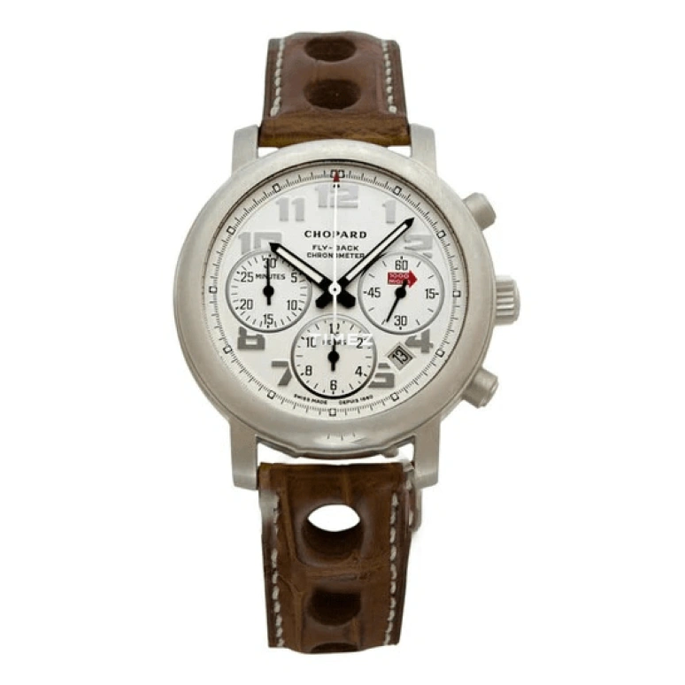 Chopard,Mille Miglia 42.50mm,42.50mm,Titanium,Silver White,Automatic,Chronograph,Day,168902,168902-3001BRN