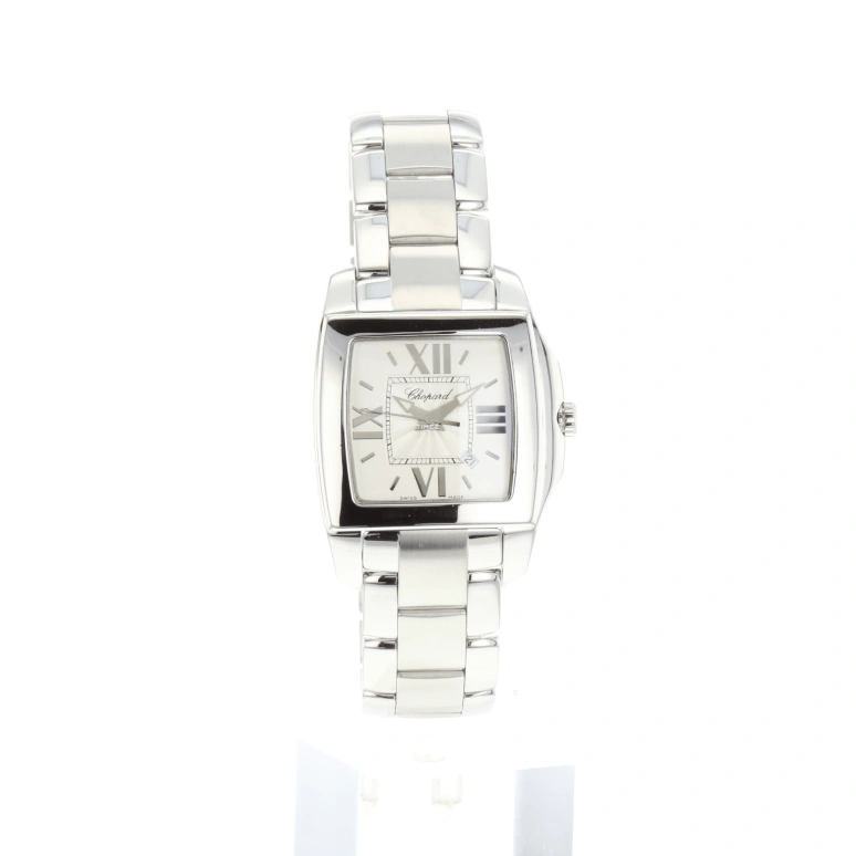 Chopard,Two O Ten 34.80x28.90mm,34.80x28.90mm,Stainless Steel,Silver White,Quartz,Day,Sapphire,118464,118464-3009