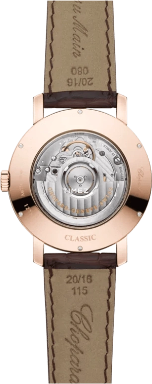 Chopard,Classic 40mm,40mm,Rose Gold,Coffee,Automatic,Day,Sapphire,Crystal Glass,161278,161278-5012