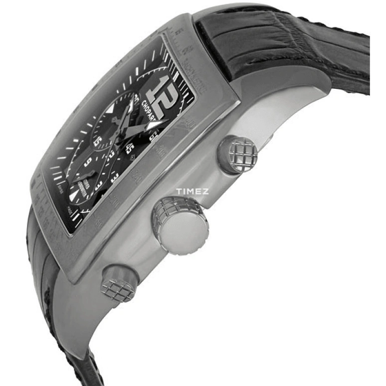 Chopard,Two O Ten 46mm,46mm,Stainless Steel,Black,Automatic,Chronograph,Day,168961,168961-3005