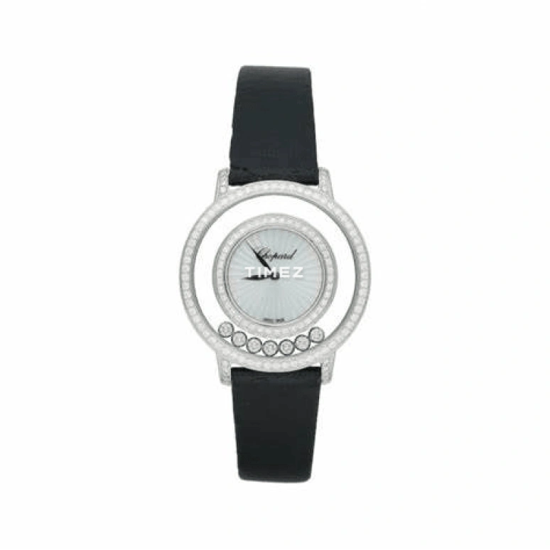 Chopard,Happy Diamonds 32mm,32mm,Stainless Steel,White,Quartz,Sapphire,Round,209429,209429-1201
