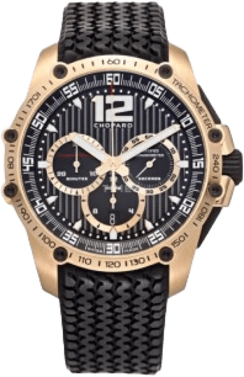 Chopard,Classic Racing 45mm,45mm,Rose Gold,Black,Automatic,Chronograph,Day,161276,161276-5003