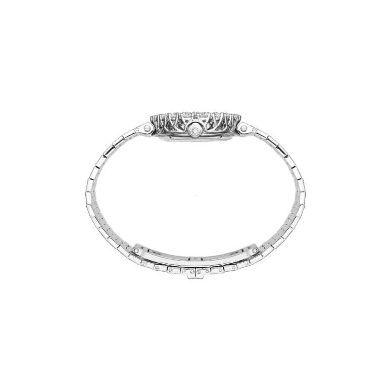 Chopard,L'HEURE DU DIAMANT 33x39.20mm,33x39.20mm,White Gold,Blue,Quartz,Sapphire,Crystal Glass,Oval,10A376,10A376-1001