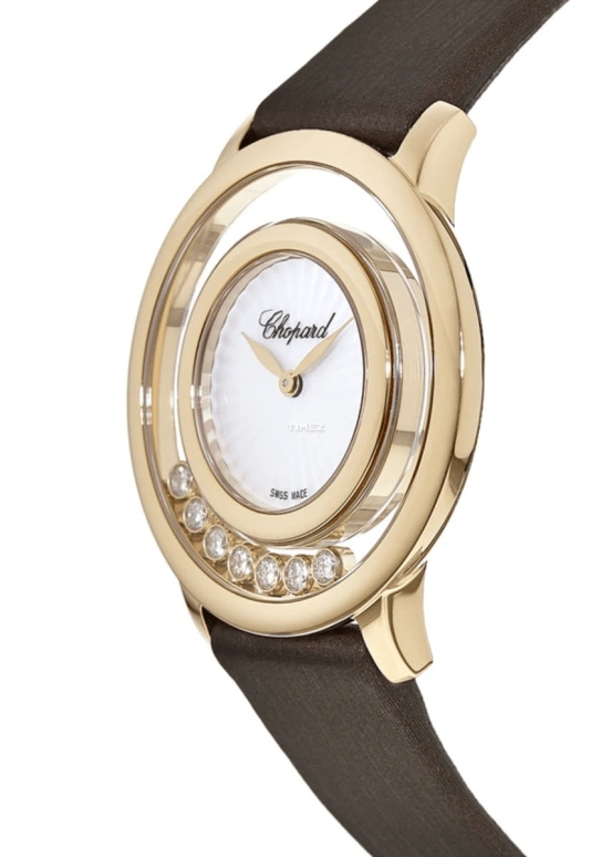 Chopard,Happy Diamonds 38mm,38mm,Stainless Steel,White,Quartz,Sapphire,Round,209429,209429-5001