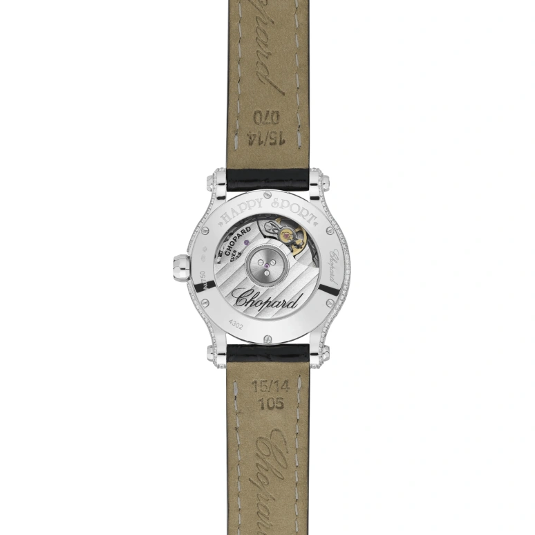 Chopard,Happy Sport 30mm,30mm,White Gold,White,Automatic,42hours,In-house Caliber,274302,274302-1003