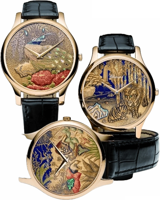 Chopard,L.U.C 40mm,40mm,Rose Gold,Multi-Color,Gold,Automatic,65hours,In-house Caliber,161902,161902-5048