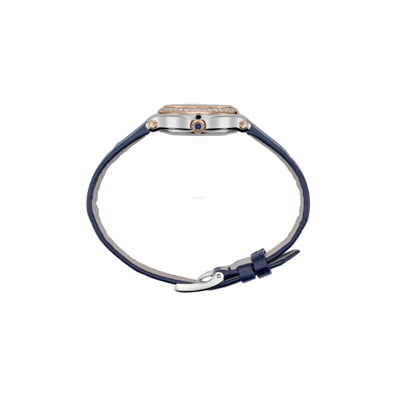Chopard,Happy Sport 25mm,25mm,Rose Gold,Stainless Steel,Silver,Quartz,Sapphire,Round,278620,278620-6002