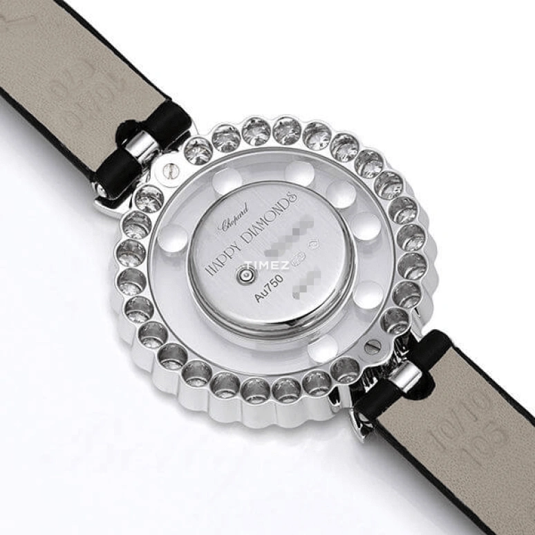 Chopard,Happy Diamonds 29mm,29mm,White Gold,Silver,Quartz,Sapphire,Round,209424,209424-1001