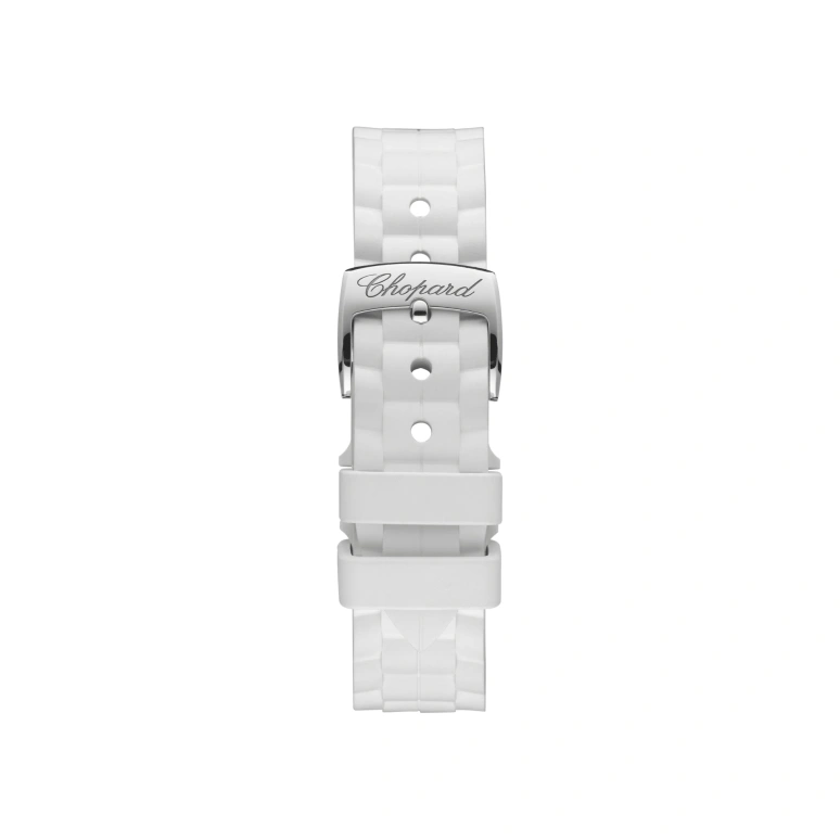 Chopard,Happy Sport 36mm,36mm,Stainless Steel,White,Sapphire,Crystal Glass,Closed,278582,278582-3001