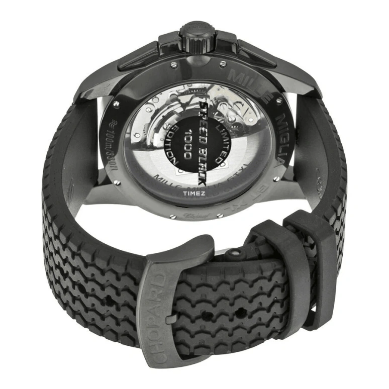 Chopard,Mille Miglia 44mm,44mm,Stainless Steel,Black,Automatic,Chronograph,Day,168459,168459-3022